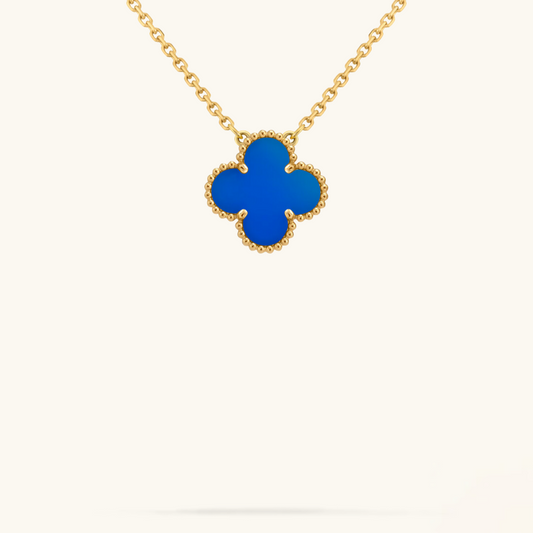 KLEEBLATT | Blaue Halskette